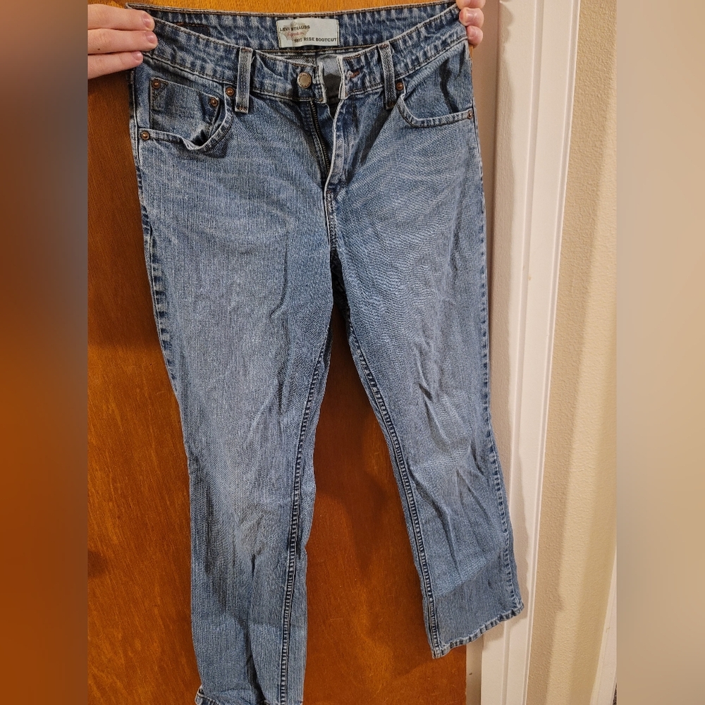 Levi Strauss mid rise bootcut jeans